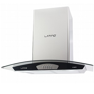 Máy hút mùi kính cong Latino LT-C09/70